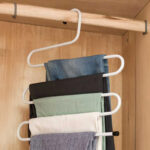 5-kohaline pükste riidepuu