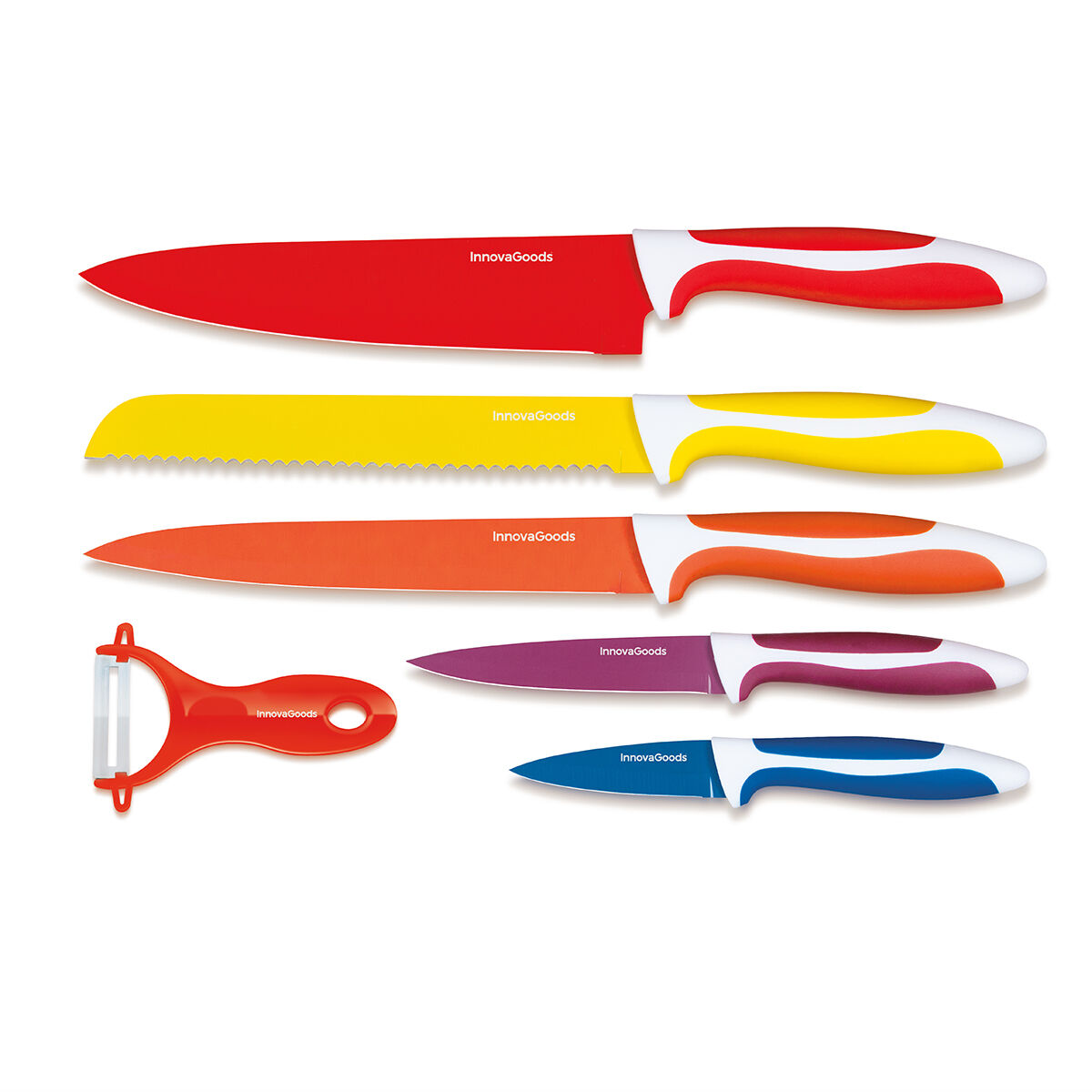 set-of-ceramic-coated-knives-with-peeler-knoolvs-innovagoods-6-pieces_39387-5 keraamiliste nugade komplekt